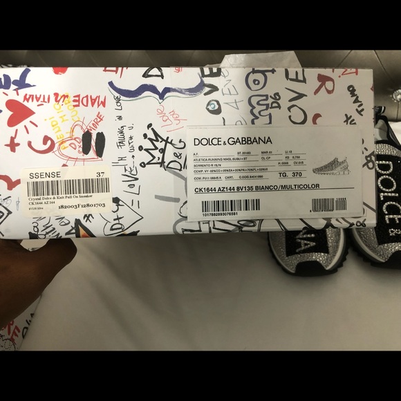 (New season) DOLCE & GABBANA SLIP-ON SNEAKERS - Picture 7 of 8